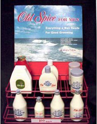 old spice display